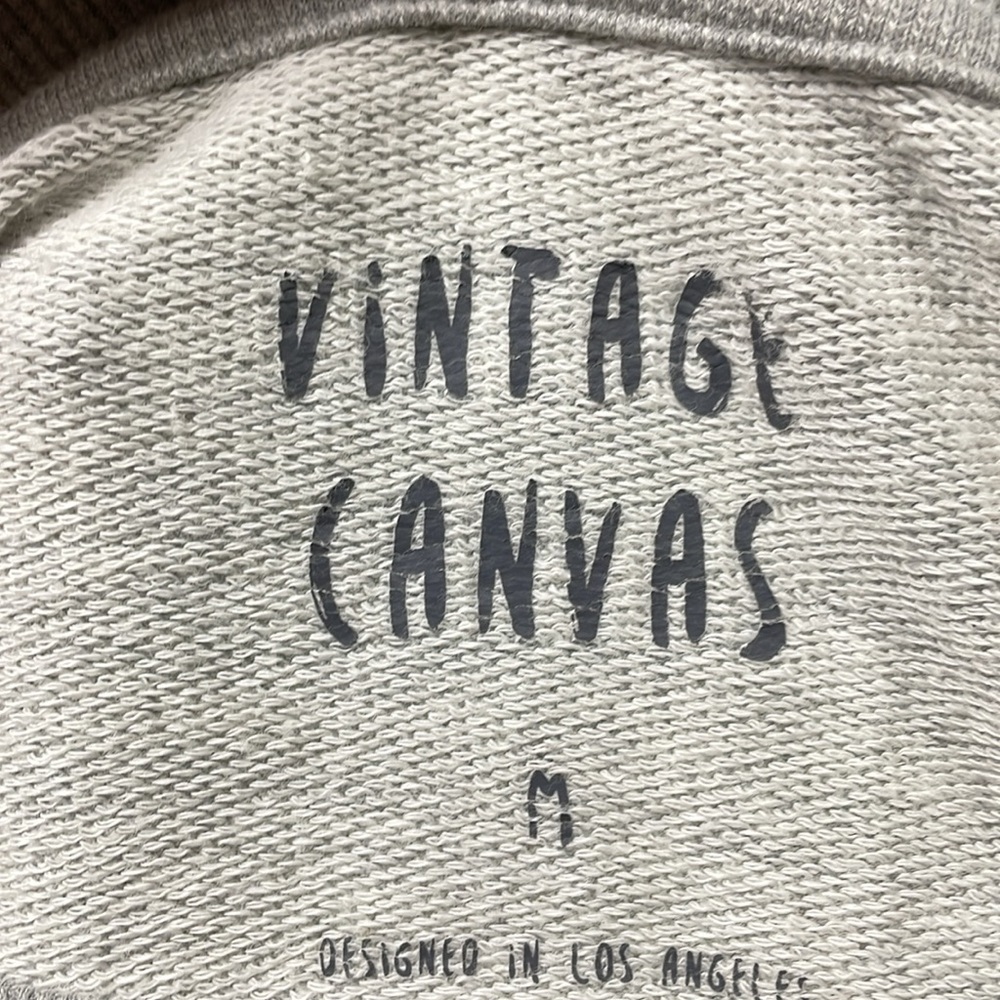 🩷Vintage Canvas Gray Vintage Graphic womens sweatshirt size medium - Picture 4 of 5